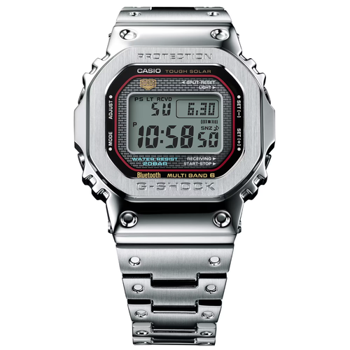 CASIO G-SHOCK GMW-B5000D-1CJF Solare Resistente Uomo Full Metal Argento GIAPPONE NUOVO - Foto 8 di 12
