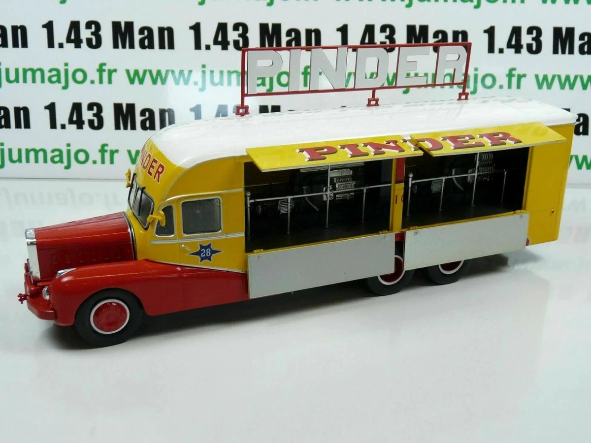 DIREKT COLLECTIONS FS1401L13C03 1/43 CARAVAN TRALER PINDER CIRCUS 1955