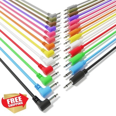 ExcelValley Eurorack Patch Cables 13-Pack 3.5mm 90cm