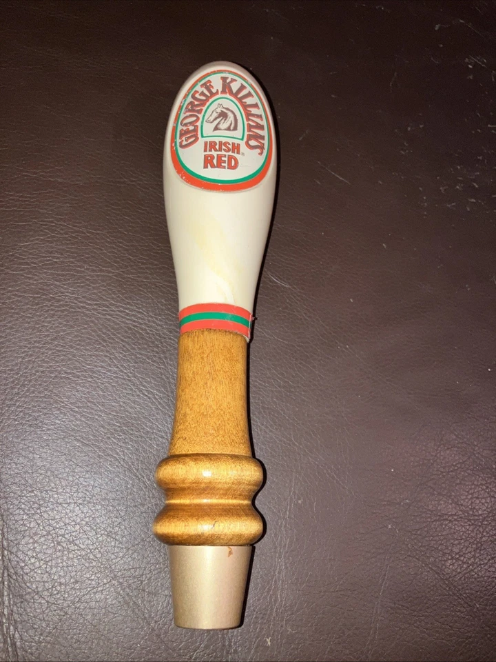 George killians Irish Red Beer Tap Handle Graphic Home Bar Decor Man Cave 9 Inch - Image 2 of 4