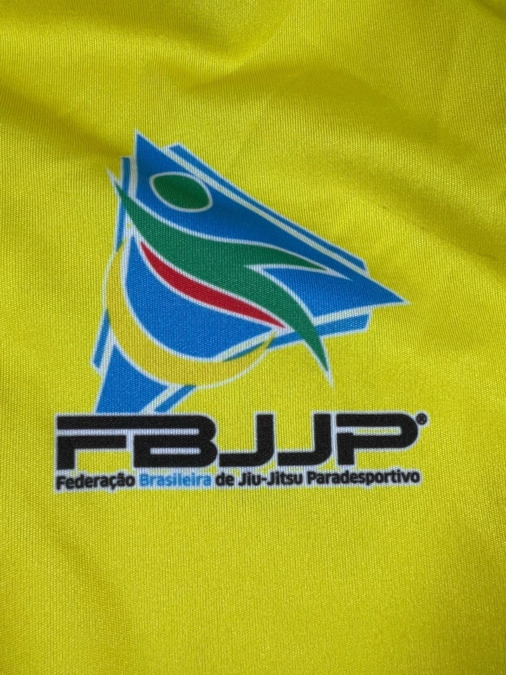 Kamikaze Brazil BJJ Rash Guard XL Signed Wendell Barbosa FBJJP Para Jiu-Jitsu🔥 - Image 3 of 4