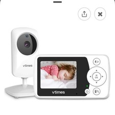 Baby Monitor with Camera and Audio, Video Baby Monitor No WiFi Night Vision