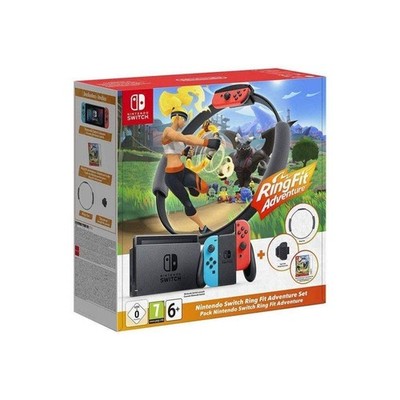 Nintendo Switch Ring Fit Adventure Set mit Zubehör neuwertig (Ohne Spiel)