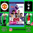 TOPPS PREMIER LEAGUE 2025/2026 ALL GREEN PARALLELS PART 2 No.181 TO No.357