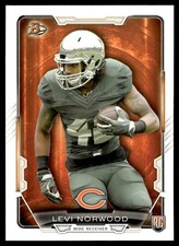 2015 BOWMAN LEVI NORWOOD #65 RC CHICAGO BEARS 3744