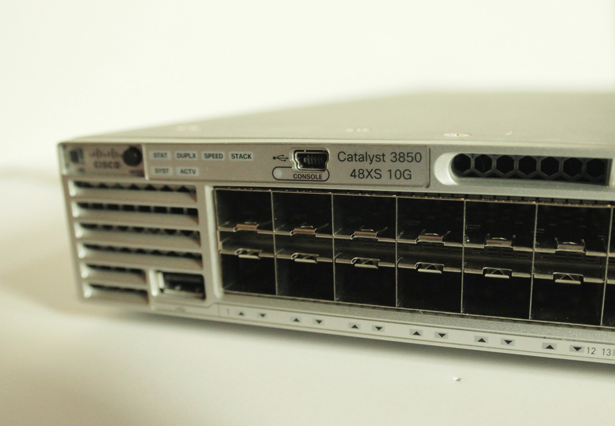 Cisco Catalyst WS-C3850-48XS-F-S 1.125 days total uptime