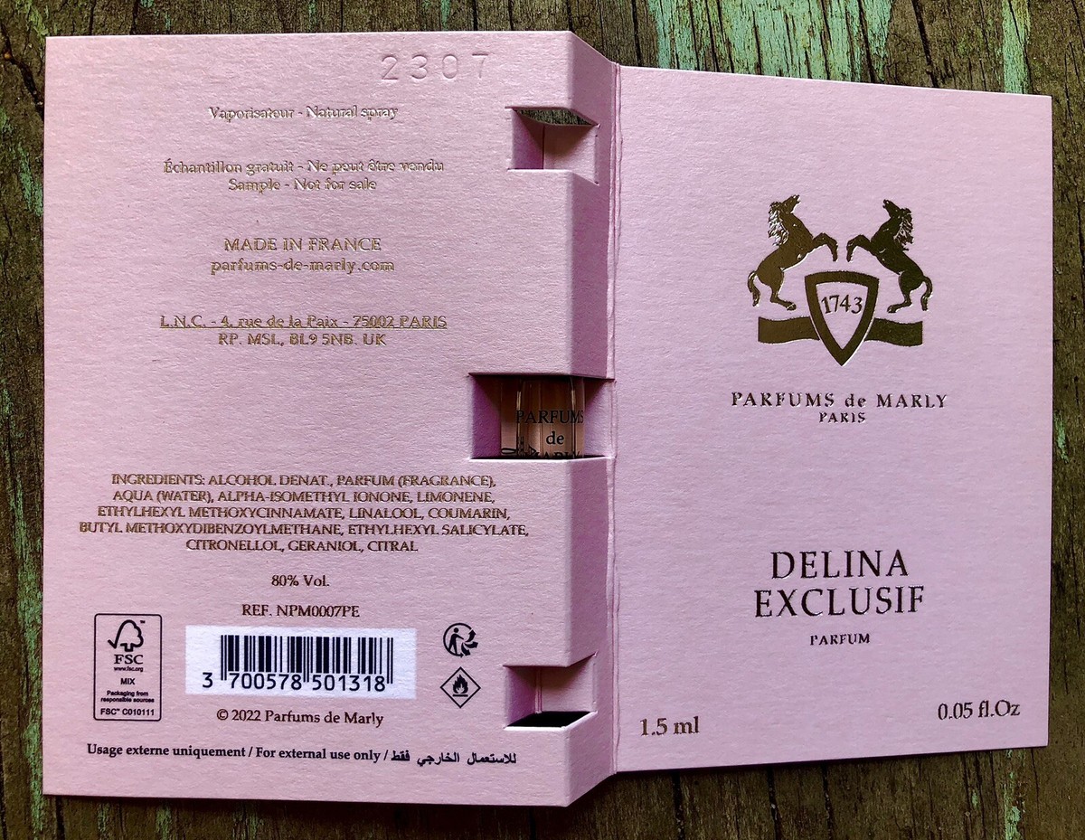 Delina Exclusif by Parfums De Marly 1.5ml Vial Spray New | eBay