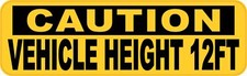 10in x 3in Vehicle Height 12FT Magnet Car Truck Vehicle Magnetic Sign
