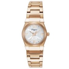 Salvatore Ferragamo Vega SFYG00621 Gold Tone Women's Watch New Box Paper's