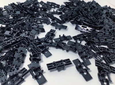 New LEGO BULK LOT 55 BLACK TECHNIC LINK TREAD WIDE 2 PIN HOLES 57518