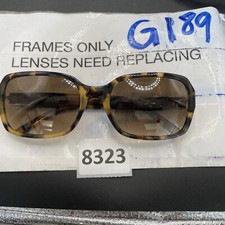 Anne Klein AK3177 Sunglasses 58-19-135 Brown Marble Gold Red Frames G190