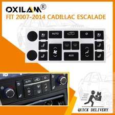 For 07-14 Cadillac Escalade ESV Stereo Radio Navigation Button Repair Decals