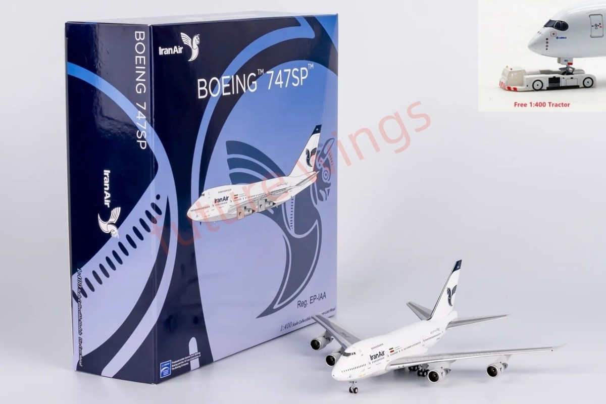 1:400 NG Models NG07042 Iran Air B747SP EP-IAA Aircraft Model+Free