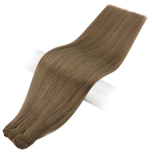Sew in Weft Human Hair Extensions Double Weave Real Human Hair Bundles Straight - Picture 52 of 94