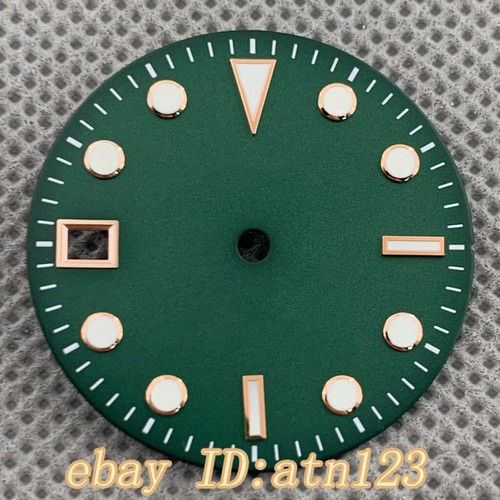 29mm 9 o'clock Crown Watch Dial and hands Fit NH35A Movement Left Handed Watch - Picture 50 of 68