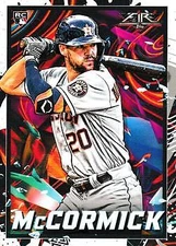 2022 Topps Fire #10 Chas McCormick Houston Astros Rookie Card RC