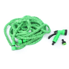 25FT Expendable Flexible Garden Hose Pipe Expanding&Spray Gun