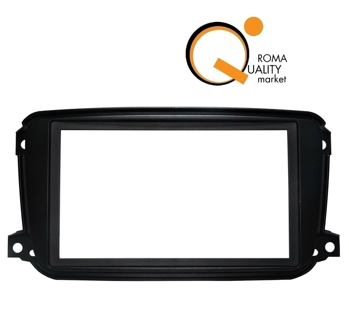 Autoleads FP-13-04 - Mascherina Adattatrice Per Autoradio 1 DIN, Specifica Per Smart Forfour, Colore Nero