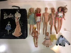 Vintage 1960's Barbie Clothes Accessories Lot And Original 1962 Doll Case Box