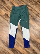 Janji Leggings Women's S Run For Uganda Multicolor Stretch Zip Pocket Jogging