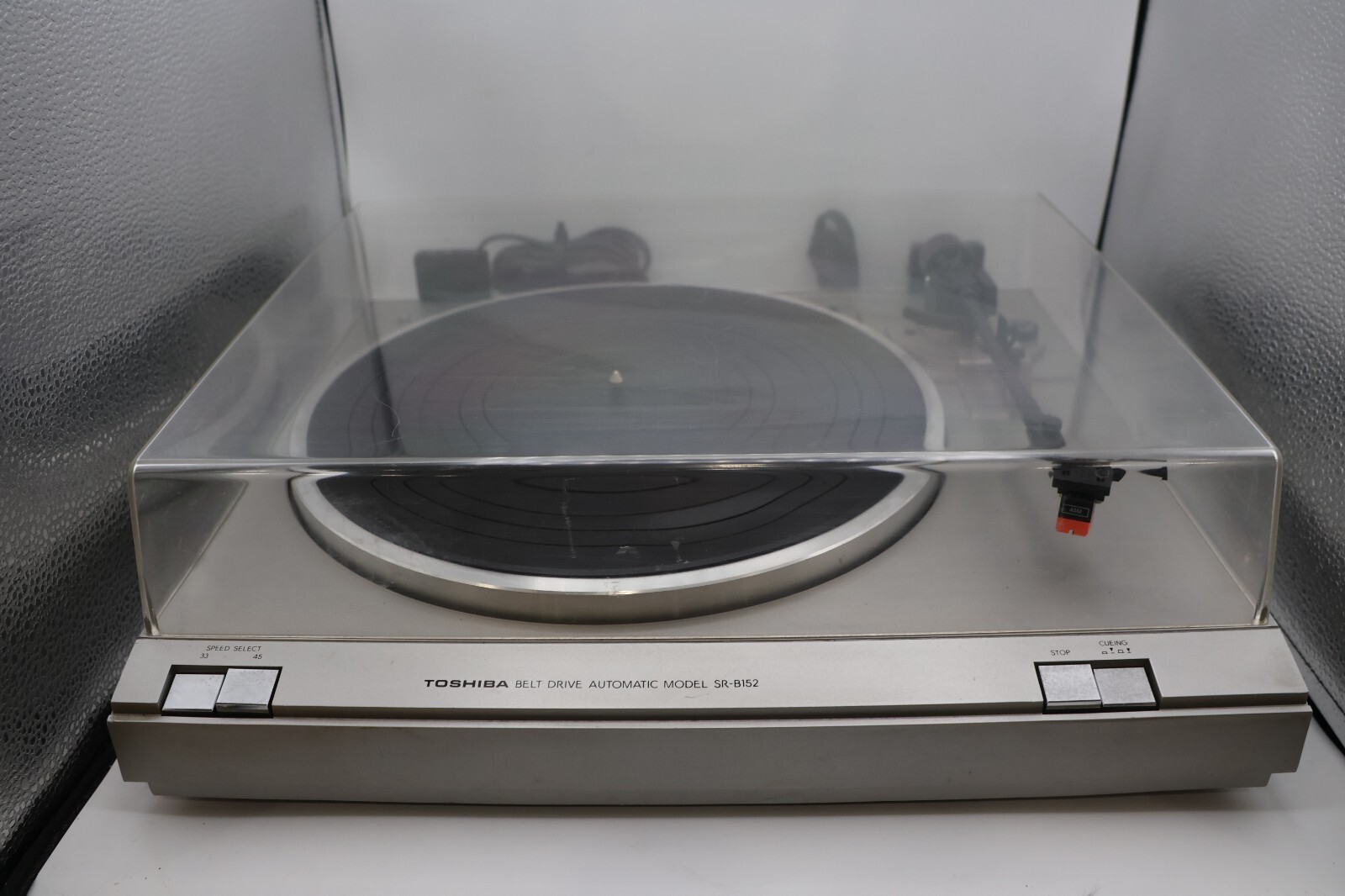 Toshiba Record Player SR-B152 Belt Drive Automatic Model - TESTED WORKS GREAT