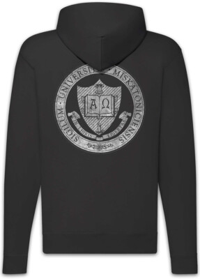 T-shirt Vintage Miskatonic University III - Urban Backwoods Femme, Noir, 100% Coton