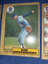 1987 O-Pee-Chee Dan Quisenberry #15 Kansas City Royals Baseball Card MVP HOF MLB