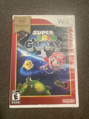 Nintendo Selects: Super Mario Galaxy NO GAME Case & Insert Only Nintendo Wii