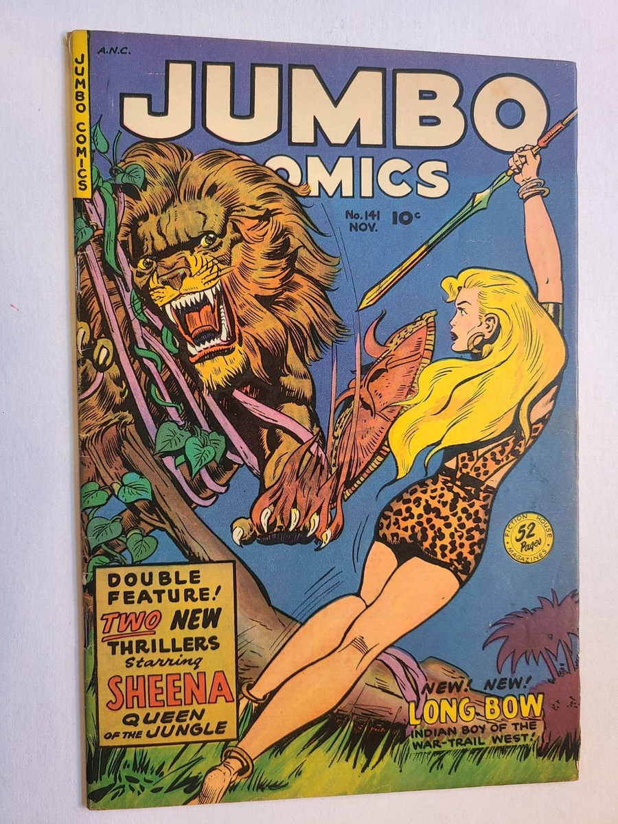 JUMBO COMICS  141 FICTION HOUSE 1950