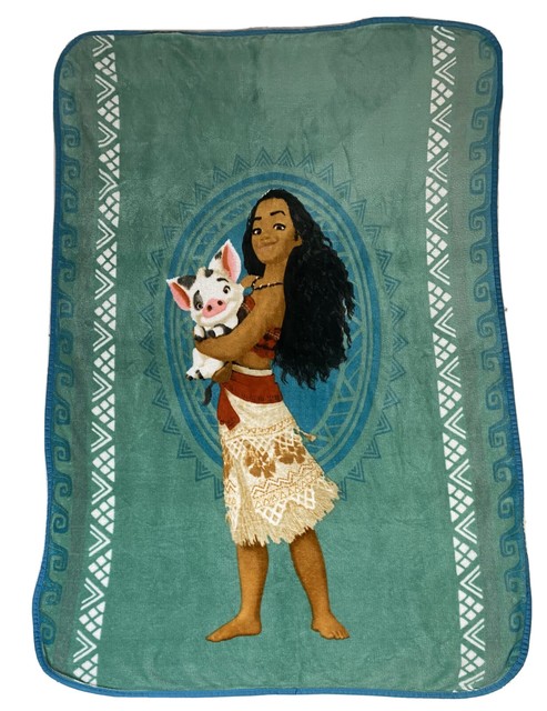 Disney Moana "The Wave" Kids Plush Throw Blanket, 46" x 60 ...