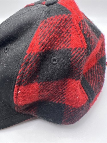 MAGELLAN SPORTSWEAR CHECKER BLACK RED HAD ADJUSTABLE BASEBALL HAT ONE SIZE FIT - Picture 8 of 9