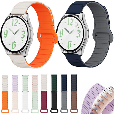 20 22mm Silicone Magnetic Loop Strap For Samsung Galaxy Watch 7/6/4/5 pro/3 Band