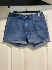 Old Navy High Rise Wow Jean Shorts Women  s Size 8 Blue B87