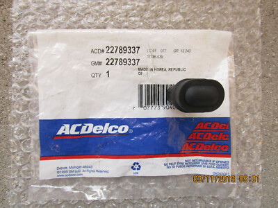 GM CHEVY ACDELCO 22789337 TRUNK LID OPENER LIFTGATE RELEASE SWITCH OEM ...