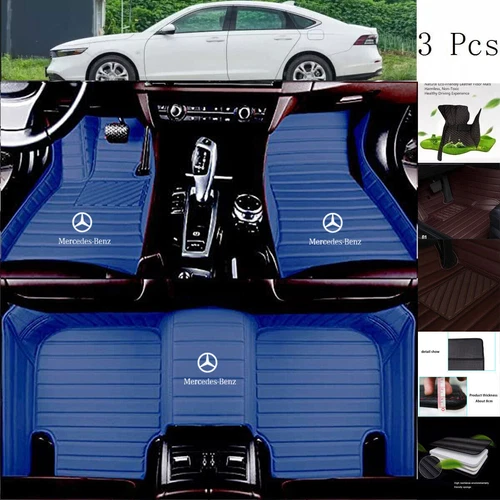 For Mercedes Benz All Model Waterproof Auto Custom Liner Carpets Car Floor Mats - Picture 14 of 50