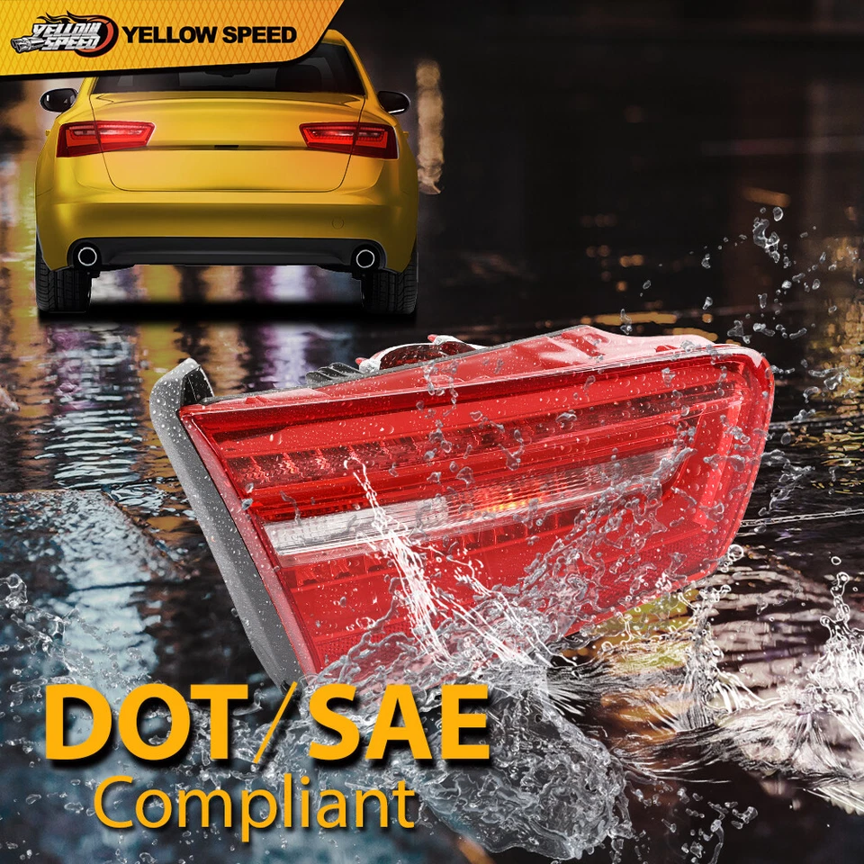 Luces traseras interiores de maletero lado izquierdo y derecho con bombillas aptas para Audi A6 C7 2012-2015 Foto 4 de 4