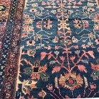 AN AWESOME BLUE BACKGROUND COLOR FLORAL RUG — photo 8