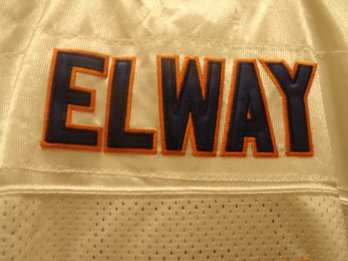 NWT Denver Broncos "JOHN ELWAY" #7 White NFL 75 YR Jersey Adult Size (50/L) $300 - Picture 15 of 17