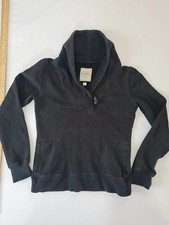 Ladies Jumper Meron Size XS Black Pockets 12494