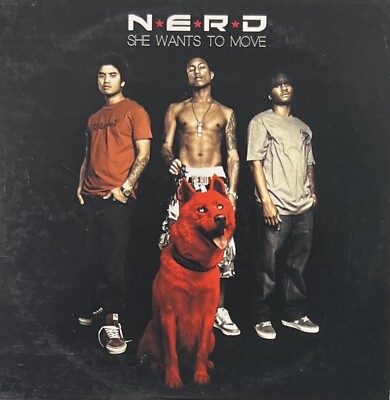 N.E.R.D. - She Wants to Move - 2 Tracks Promotional CD Single In A Card Sleeve