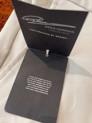 Greg Norman Men's Golf Shorts Size 40 Polyester Shark NWT - Imagen 4 de 5