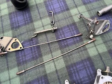 Jaguar XJS V12 Throttle Linkage Rods Assembly L & R