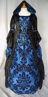 Girls Medieval Dress Renaissance Hooded Gown Made To Measure From Age 7 To 9 Yrs Girls Medieval Dress Renaissance Hooded Gown Made To Measure From Age 7 To 9 Yrs