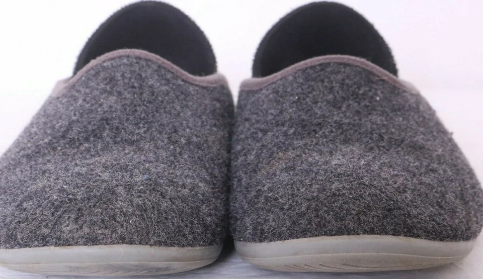 Mahabis Classic Gray Wool Slip-On Slide Slipper Shoes Euro 37 Women's US 6.5  - Image 3 of 4