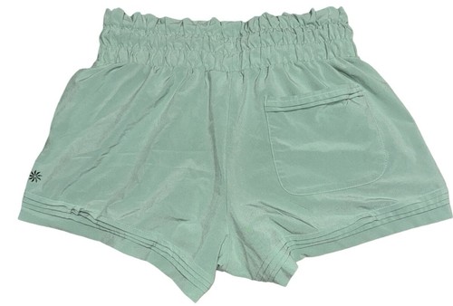 Athleta Girl Road Trippin' Shorts Size XL Teal Blue Activewear Workout Sports - Picture 3 of 8