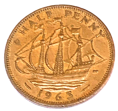 C6853 GREAT BRITAIN COIN, HALF PENNY 1963 | eBay
