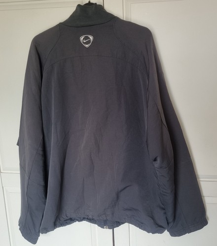 Nike Manchester United Track Jacket Medium Grey 04/05 Football Windbreaker Rain - Picture 5 of 13