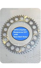 Husqvarna 53 Tooth Aluminum Rear Sprocket 6mm Bolts 1978 - Earlier 250-400 NEW!