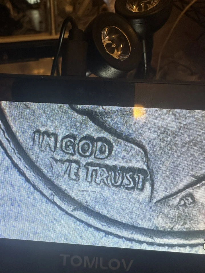 1996 P Roosevelt dime Error ON DATE &P IN GOD WE TRUST OFF CENTER HEAD @ BACKRIM - Image 3 of 4