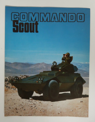 Commando Scout 1977 Cadillac Gage Company Specs Sheet Tank Mobile ...